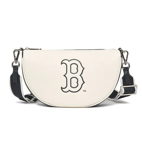 Túi đeo chéo MLB Basic PU Round Mini Boston Red Sox 3ACRS033N-43IVS màu trắng