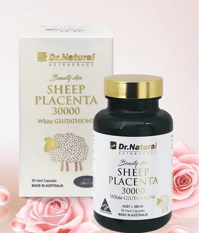 Viên Uống Trắng Da Beauty Skin Sheep Placenta 30000 - Hỗ Trợ Dưỡng Da Sáng Bóng, Giảm Nám, Cải Thiện Sắc Da Từ Bên Trong