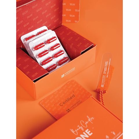 Viên uống trắng da Lucchini Glutathione Peptide Thụy Sĩ - Dưỡng trắng da chuyên sâu, giảm thâm nám, tái tạo collagen hiệu quả