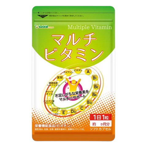Viên uống Vitamin Tổng Hợp Seedcoms - Hỗ Trợ Cải Thiện Sức Khỏe, Năng Lượng và Đẹp Da từ 12 Loại Vitamin Thiết Yếu