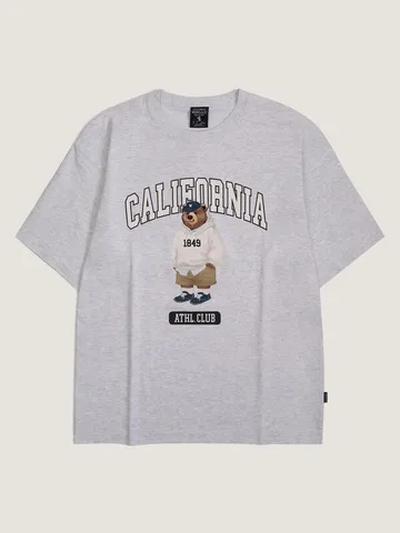 Áo phông WHoau California gấu Steve WHRPD2411U màu xám