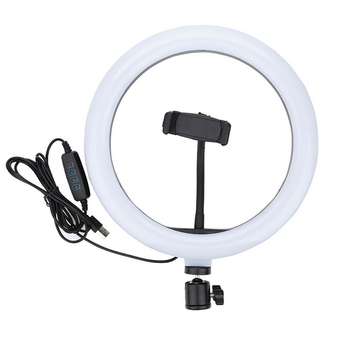 Đèn LED để bàn 3 chế độ sáng USB - Hỗ trợ trang điểm và livestream với ánh sáng tự nhiên, dễ dàng điều chỉnh và mang đi tiện lợi
