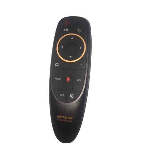 Điều Khiển Chuột Bay Tìm Kiếm Bằng Giọng Nói Netbox V2 - Remote Tivi Không Dây Tương Thích Android TV Box, Hỗ Trợ Voice Search
