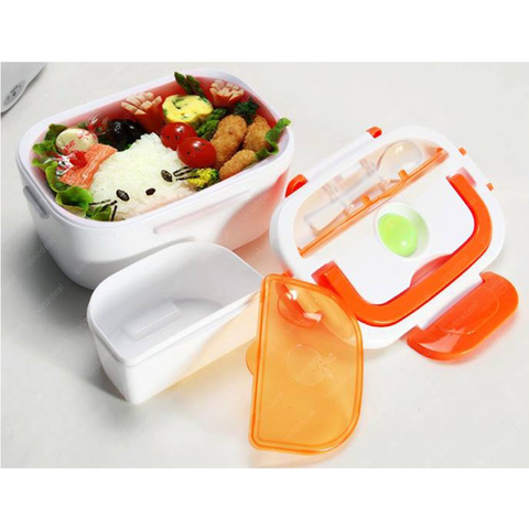 Hộp Cơm Hâm Nóng Magic Bullet - Nhựa Cao Cấp 2 Ngăn Đựng Thức Ăn Dễ Dàng - Giúp Hâm Nóng Nhanh Chóng Tại Văn Phòng, Trường Học