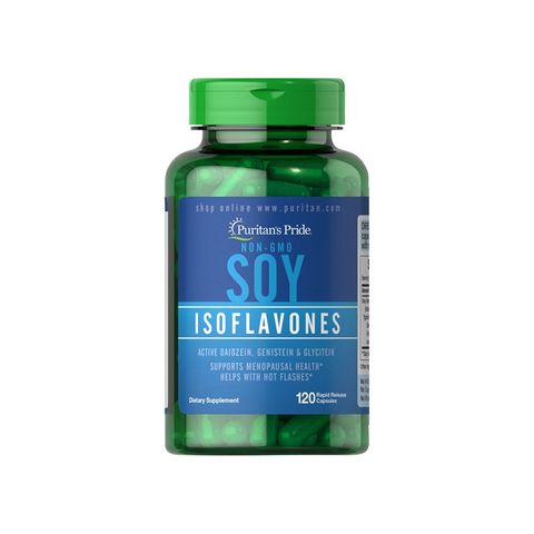 Viên uống Mầm Đậu Nành Non-GMO Soy Isoflavones Puritan's Pride 120 viên - Hỗ trợ làm đẹp da, cân bằng nội tiết cho phụ nữ.