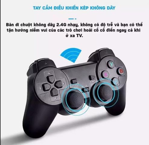 Máy chơi game cầm tay PS 3500 không dây HDMI - 3500 trò chơi cổ điển PS1, Super Mario, Contra - Thiết kế nhỏ gọn, dễ sử dụng