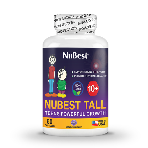 Viên uống NuBest Tall 10+ hỗ trợ tăng chiều cao cho bé từ 10 tuổi - Bổ sung Canxi và Vitamin D cho sự phát triển xương khỏe mạnh