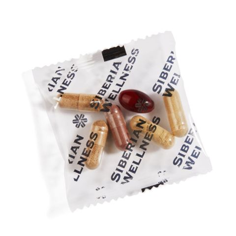 Viên bổ gan Siberian Super Natural Nutrition Detox Pro.Active - Hỗ trợ giải độc gan, chống oxy hóa, nâng cao sức đề kháng, hộp 16 gói.