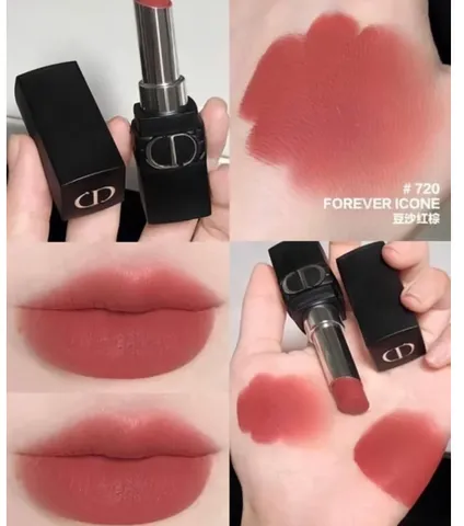 Son thỏi Dior Rouge Forever màu 720 Forever Icone hồng nâu - Son môi cao cấp thiết kế sang trọng, mềm mịn, bám màu lâu, dành cho phái đẹp.