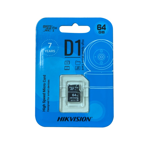 Thẻ Nhớ MicroSD Hikvision Class 10 D1 32GB/64GB - Tốc Độ Cao, Tương Thích Camera và Thiết Bị Di Động, Lưu Trữ Ổn Định, Bảo Mật Tốt