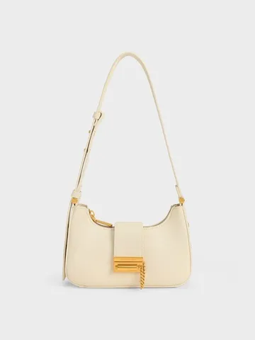 Túi Charles & Keith Metallic Accent Belted CK2-40271113