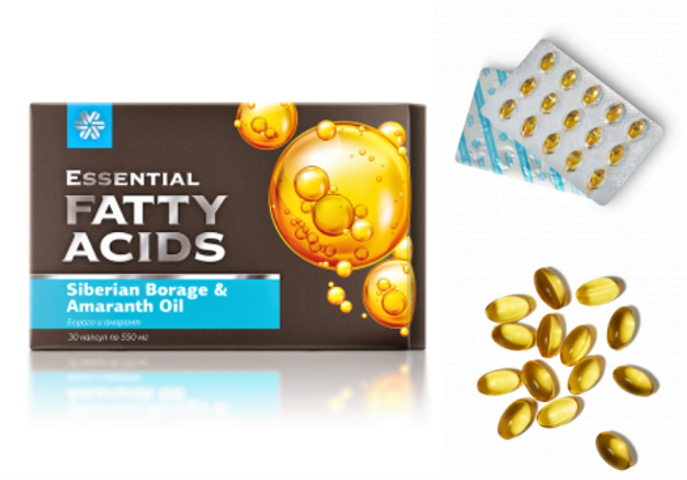 Viên uống hỗ trợ miễn dịch Fatty Acids Siberian Amaranth Oil - Tăng sức đề kháng, bổ sung vitamin E, D3, phù hợp cho người lớn