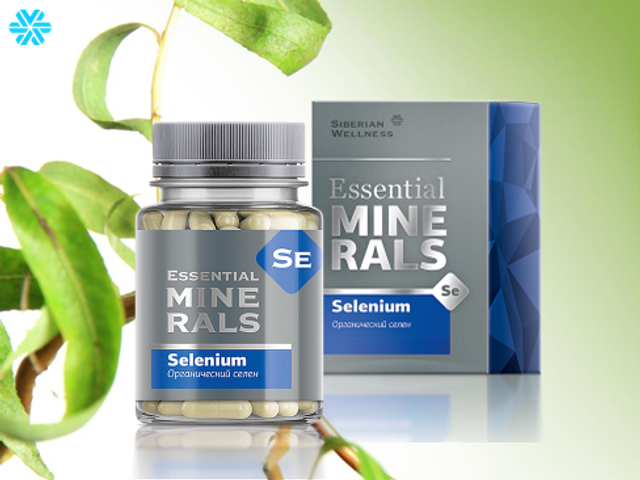 Viên uống tăng cường đề kháng Siberian Health Essential Minerals Selenium - Chiết xuất tự nhiên, hỗ trợ sức khỏe, 60 viên