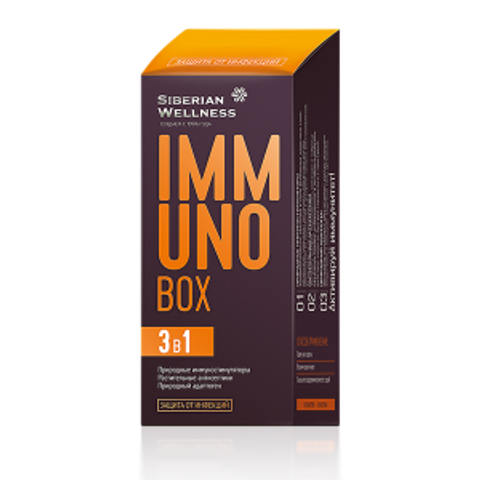 Viên uống tăng cường sức đề kháng Siberian Wellness Immuno Box - Hỗ trợ miễn dịch tự nhiên, bảo vệ sức khỏe hiệu quả cho người trưởng thành