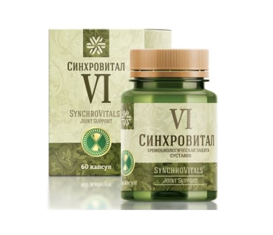 Viên uống hỗ trợ xương khớp Synchrovitals VI Siberian Health 60 viên - Tăng cường linh hoạt và giảm đau nhức khớp gối hiệu quả