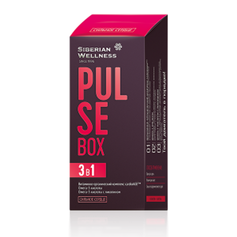 Viên uống Siberian Wellness Pulse Box - Tăng cường sức khỏe tim mạch với Omega-3 tự nhiên - Hỗ trợ điều hòa cholesterol cho người lớn