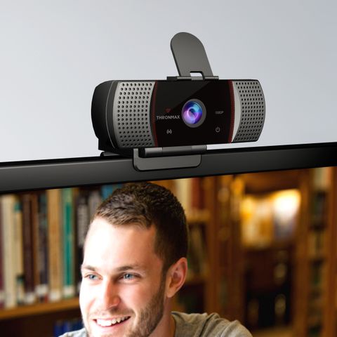 Webcam Thronmax Go X1 Pro 1080P - Góc Nhìn Rộng, Tự Động Lấy Nét, Micro Khử Ồn, Phù Hợp Cho Họp Trực Tuyến, Giao Tiếp Video Chất Lượng Cao