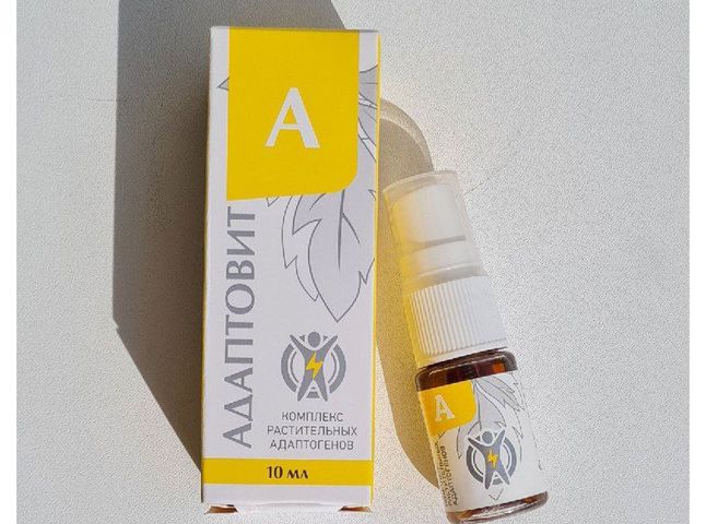 Siro Tăng Cường Sức Đề Kháng Adaptovit - Hỗ Trợ Giảm Căng Thẳng và Mệt Mỏi Chai 10ml cho Người Lớn và Trẻ Em Trên 12 Tuổi