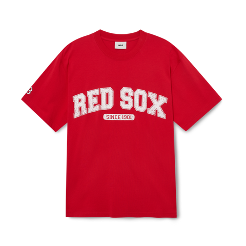 Áo phông MLB Logo Varsity Overfit Boston Red Sox 3ATSV0633-43RDL màu đỏ