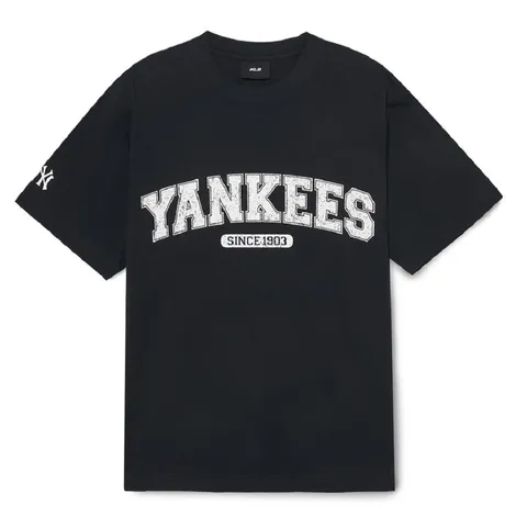 Áo thun MLB Varsity Logo Overfit T-Shirts New York Yankees 3ATSV0633-50BKS