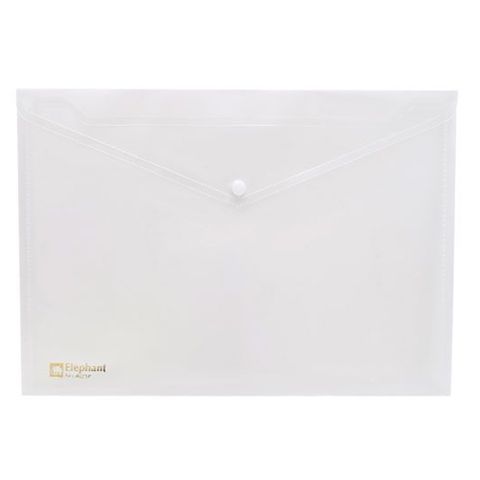 Bìa Nút Nhựa Elephant 421F - Bảo Vệ Tài Liệu Không Nhăn, Khổ F, Chất Liệu PP Chống Thấm Nước - Lựa Chọn Văn Phòng Hữu Ích