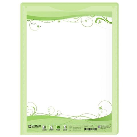 Bìa Tài Liệu Elephant N202 A4 - Bìa Nhựa PP Chất Lượng Cao, Lưu Trữ Tài Liệu Đa Màu Sắc, 20 Lá Tiện Dụng