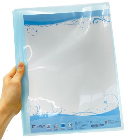 Bìa Tài Liệu Elephant N202 A4 - Bìa Nhựa PP Chất Lượng Cao, Lưu Trữ Tài Liệu Đa Màu Sắc, 20 Lá Tiện Dụng
