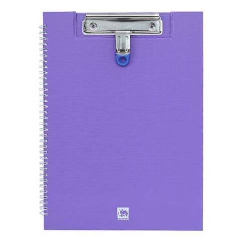 Bìa Trình Ký Đôi Gáy Lò Xo Elephant 1111A4 - Bìa Đựng Tài Liệu Văn Phòng Chất Liệu Nhựa Bền, Nhiều Màu Sắc Hồng, Xanh, Tím