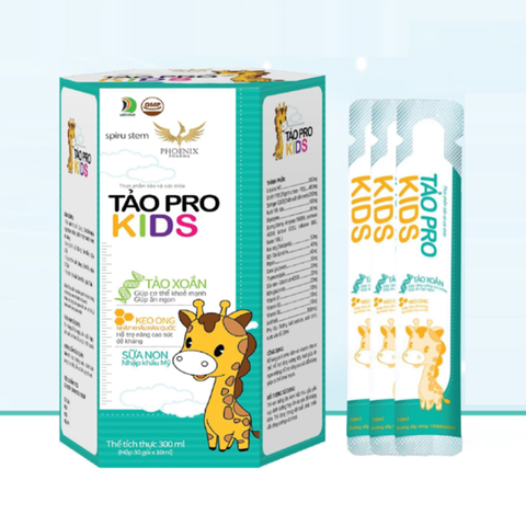 Gói Uống Tảo Pro Kids - Tăng Sức Đề Kháng Tự Nhiên Cho Trẻ Em - Phát Triển Toàn Diện Hệ Tiêu Hóa, Hấp Thụ Dưỡng Chất Tốt Hơn