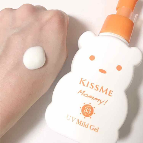 Kem Chống Nắng Cho Bé Kissme Mommy UV Sunscreen Mild Gel SPF 33 PA+++ - An Toàn Cho Da Nhạy Cảm Của Mẹ Bầu Và Trẻ Em