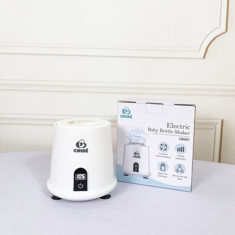 Máy Lắc Bình Sữa Chibé CB007 - Giải Pháp Pha Sữa Không Bọt, Không Vón, Tiện Lợi Cho Mẹ, Tích Hợp Pin Lithium 850mAh