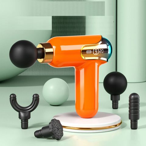 Máy massage mini cầm tay CTFAST LC002 - 9 cấp độ, 4 đầu massage chuyên dụng, giảm đau, thư giãn, sạc pin, thiết kế tiện dụng
