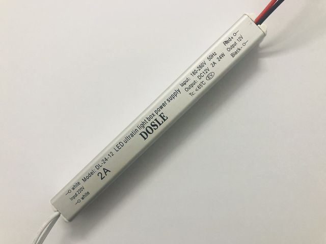 Nguồn Led 2A Dạng Đũa Dosle 24W - Bộ Chuyển Đổi Điện 220V Sang 12V DC Chất Lượng Cao Cho Đèn Led & Thiết Bị Chiếu Sáng