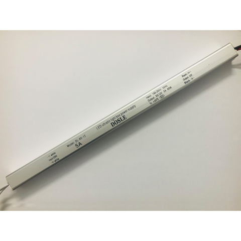 Nguồn LED 5A Dạng Đũa Dosle 60W - Bộ Chuyển Đổi Điện 220V AC Sang 12V DC - An Toàn, Tiết Kiệm Với Thiết Kế Gọn Nhẹ