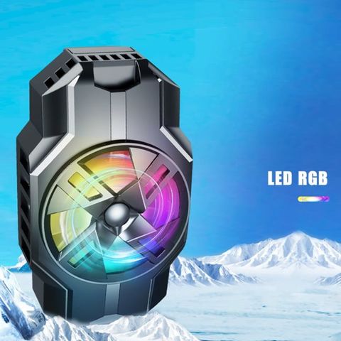 Quạt Tản Nhiệt Điện Thoại S3 Sò Lạnh - Quạt Gaming Led RGB Siêu Mát Giảm Nhiệt Cho iPhone và Android, Đặc Biệt Dùng Chơi Game