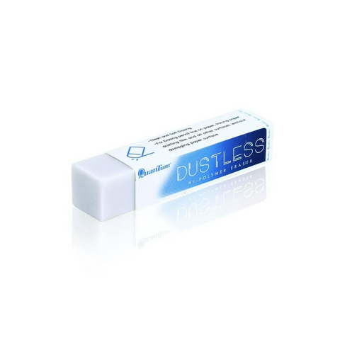Set 10 Gôm Tẩy Bút Chì Quantum Dustless QE680-24 - Gôm Tẩy Cao Cấp Ít Bụi, Không Gây Hại Mặt Giấy, Đồ Dùng Học Tập Chất Lượng