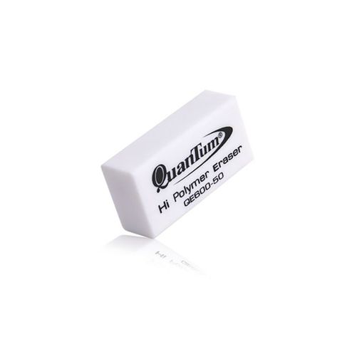 Set 10 Gôm Tẩy Bút Chì Quantum QE600-50 Thái Lan - Gôm Cao Cấp, Tẩy Sạch, Ít Bụi Cho Học Sinh và Sinh Viên