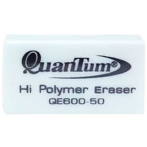 Set 10 Gôm Tẩy Bút Chì Quantum QE600-50 Thái Lan - Gôm Cao Cấp, Tẩy Sạch, Ít Bụi Cho Học Sinh và Sinh Viên
