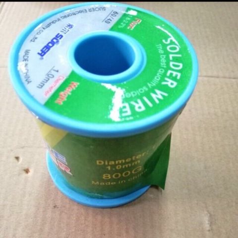 Thiếc hàn Solder Wire 1.0mm - Hợp Kim Liên Kết Kim Loại Dùng Trong Điện Tử - Đóng Gói 400g và 800g
