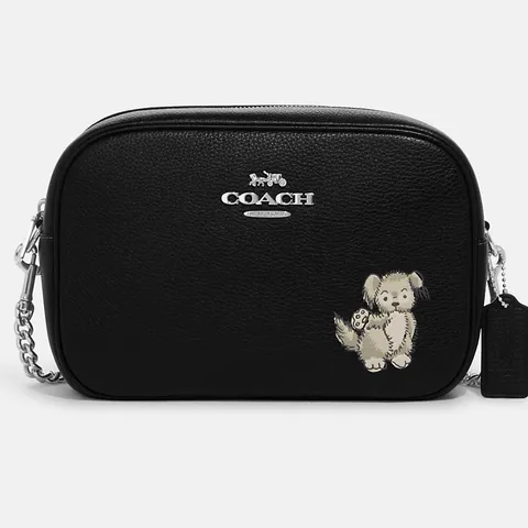 Túi đeo chéo nữ Coach CC791 Jamie Camera Bag With Happy Dog Black Multi