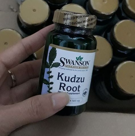 Viên uống Kudzu Root Swanson Mỹ - Thảo dược hỗ trợ gan và tim mạch, giảm tác hại rượu - 60 viên thiên nhiên chống oxy hóa