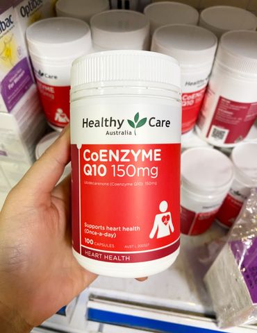 Viên uống Coenzyme Q10 150Mg Healthy Care - Tăng cường sức khỏe tim mạch, hỗ trợ năng lượng và sức khỏe cho người cao tuổi