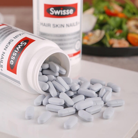 Viên uống Collagen Swisse Hair Skin Nails 100 viên - Hỗ trợ đẹp da, tóc, móng - Vitamin cần thiết từ Úc