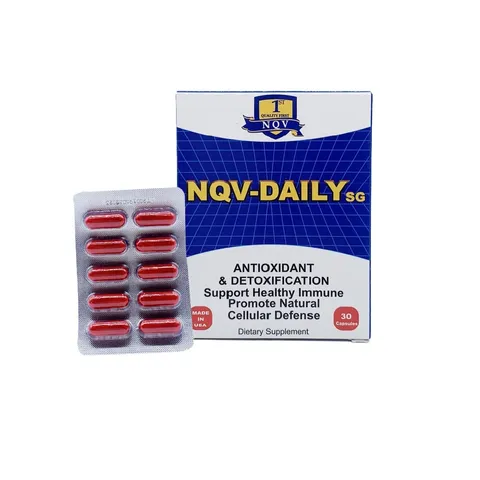 Viên uống tăng cường sức khỏe NQV-Daily SG - Hỗ trợ miễn dịch, chống lão hóa với Vitamin và Glutathione - 30 viên tiện dụng