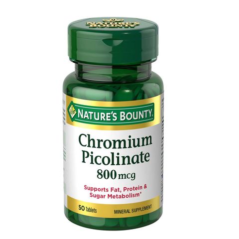 Viên uống Nature's Bounty Chromium Picolinate 800mcg - Hỗ trợ ổn định đường huyết, chiết xuất tự nhiên từ Mỹ, 100% chính hãng