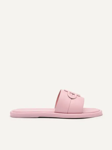 Dép nữ Pedro Icon Leather Slide Sandals PW1-65110068 Pink