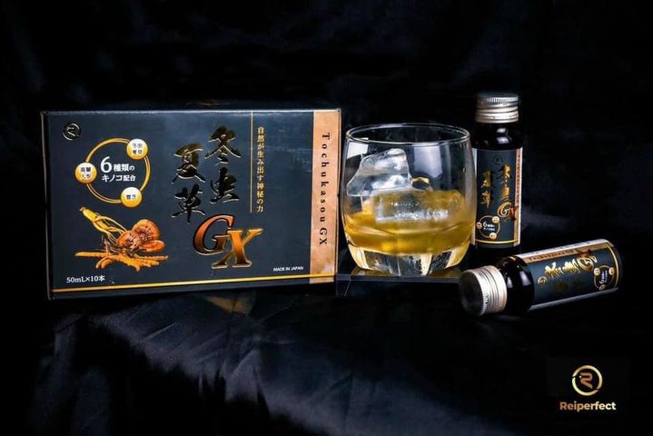 Nước Uống Đông Trùng Hạ Thảo Tochukasou GX Reiperfect - Bổ Sung Dinh Dưỡng, Tăng Cường Sinh Lực 2000mg, Hỗ Trợ Sức Khỏe 50ml