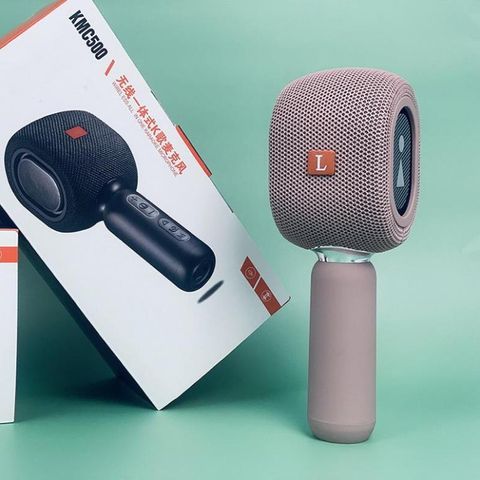 Micro Không Dây SSR KMC500 Tích Hợp Loa Bluetooth 5.0 - Âm Thanh Sắc Nét, Thiết Kế Sang Trọng, Phù Hợp Cho Hát Karaoke