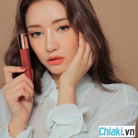 Son 3CE Cloud Lip Tint Active Lady - Son Kem Màu Hồng Cam Nude Sang Chảnh Cho Đôi Môi Xinh Xắn, Bền Màu 4-8 Giờ