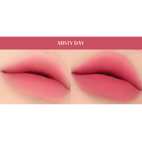 Son thỏi 3CE Blur Matte Lipstick Mịn Lì Màu Misty Day - Hồng Tím Sang Trọng, Dưỡng Ẩm, Lên Màu Chuẩn, Phù Hợp Mọi Làn Da Nữ